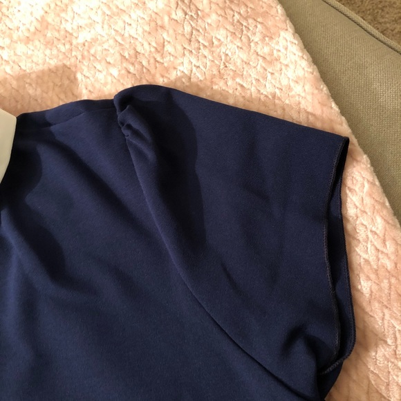 Navy collared shirt with faux gems - Picture 5 of 8